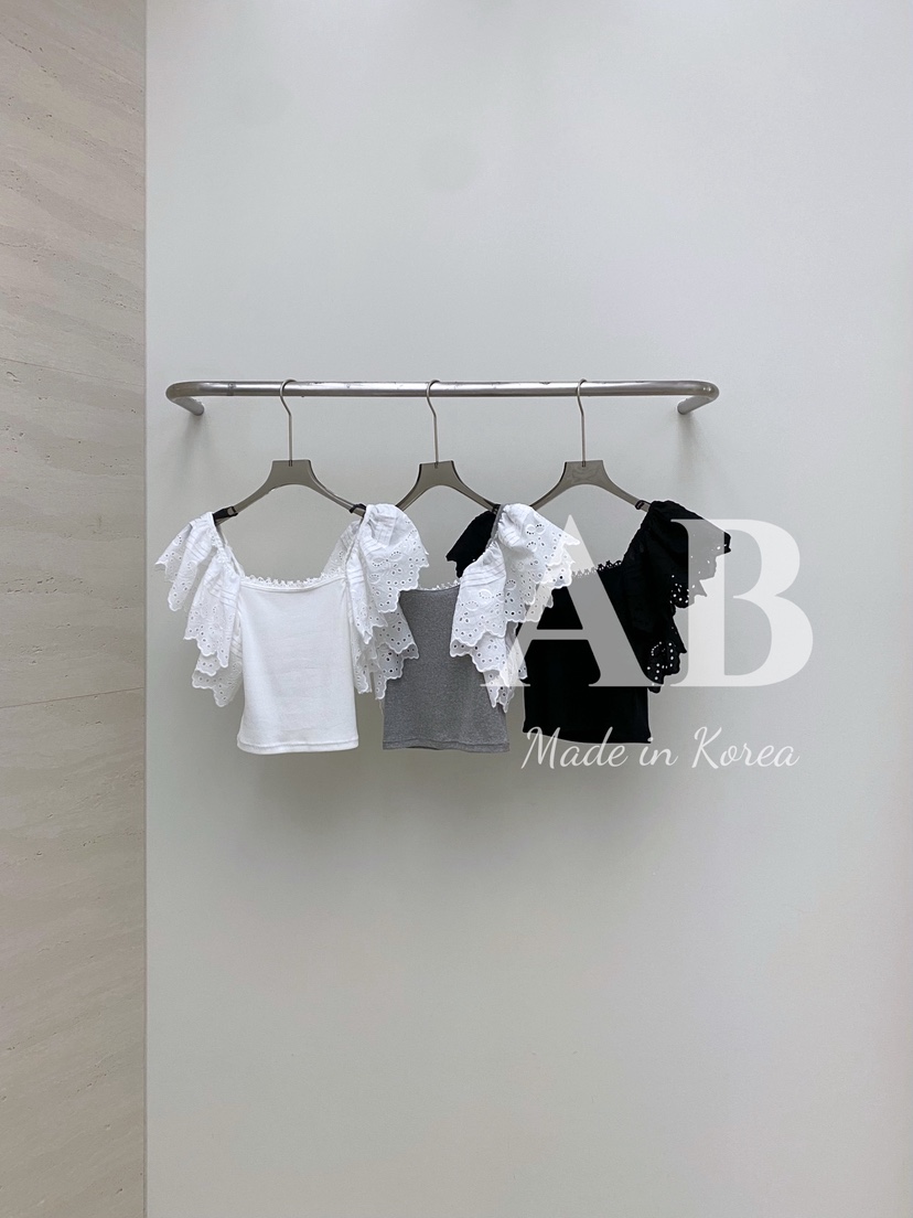 AB韓國直郵㊣女裝新品25春夏職業休閑推薦時尚真品熱賣人氣T恤ABT恤