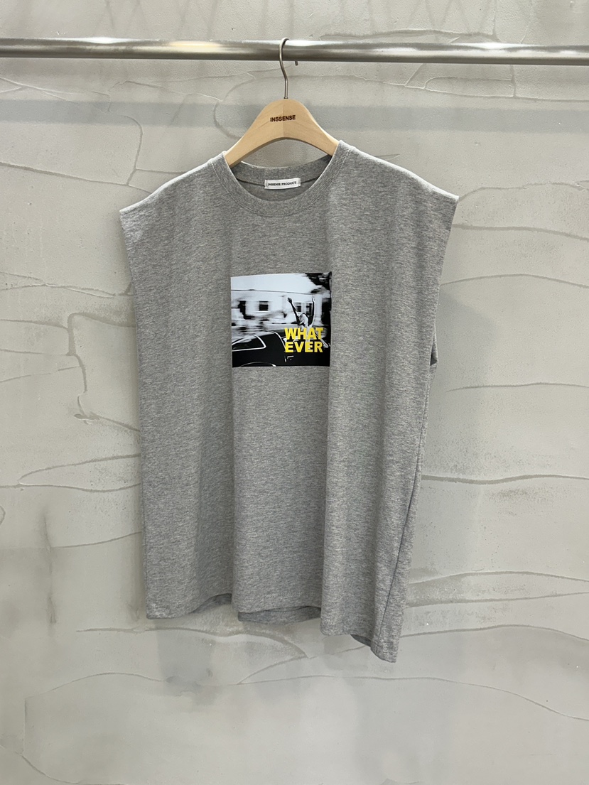 INSSENSE-A韓國直郵㊣女裝新品休閑職業人氣熱賣時尚吊帶背心INSSENSE-A吊帶/背心圖色2