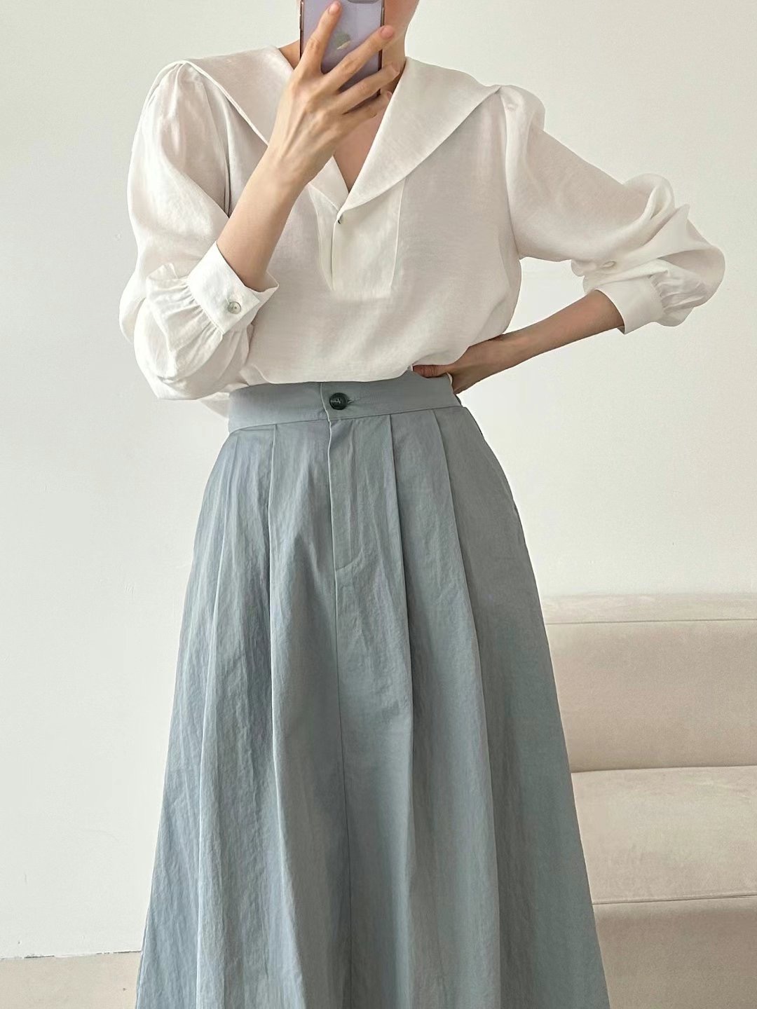MARID東大門㊣實拍女士新品25春夏熱賣休閑真品時尚襯衫蕾絲衫MARID襯衫/蕾絲衫圖色3