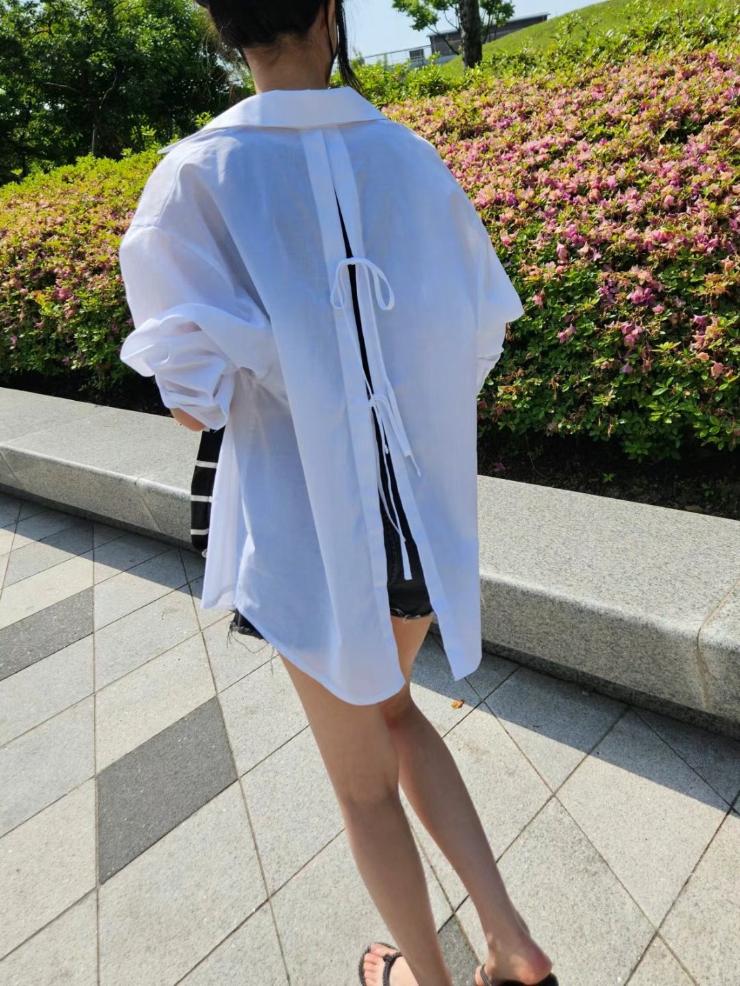 MARID東大門㊣實拍女裝新款推薦休閑真品時尚襯衫蕾絲衫蝴蝶結MARID襯衫/蕾絲衫