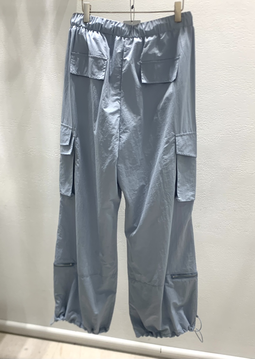 JIMMY東大門㊣實拍女裝新品25春夏時尚熱賣真品休閑褲尼龍拉鏈JIMMY/REMAKE休閑褲