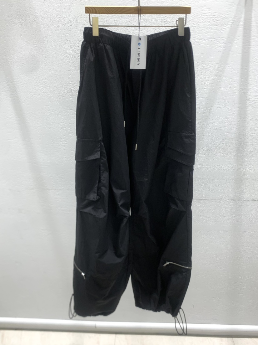 JIMMY東大門㊣實拍女裝新品25春夏時尚熱賣真品休閑褲尼龍拉鏈JIMMY/REMAKE休閑褲圖色2