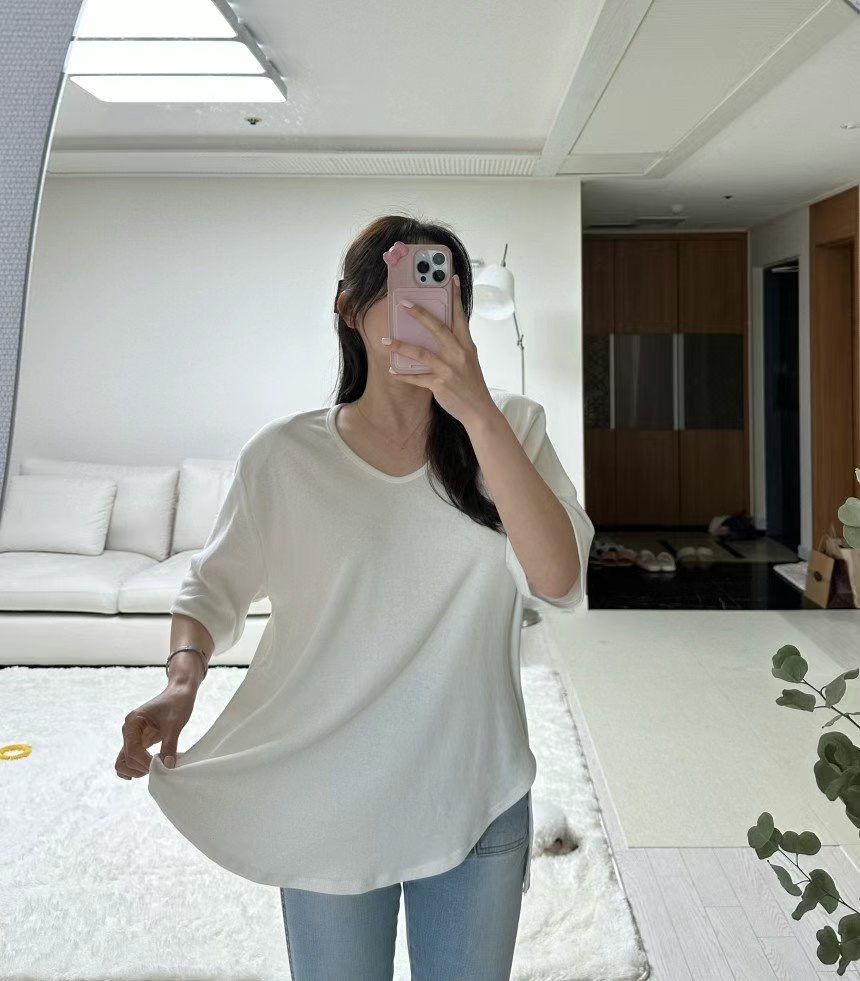 POMNANA東大門㊣代購女士新款真品25春夏推薦休閑熱賣職業T恤POMNANAT恤