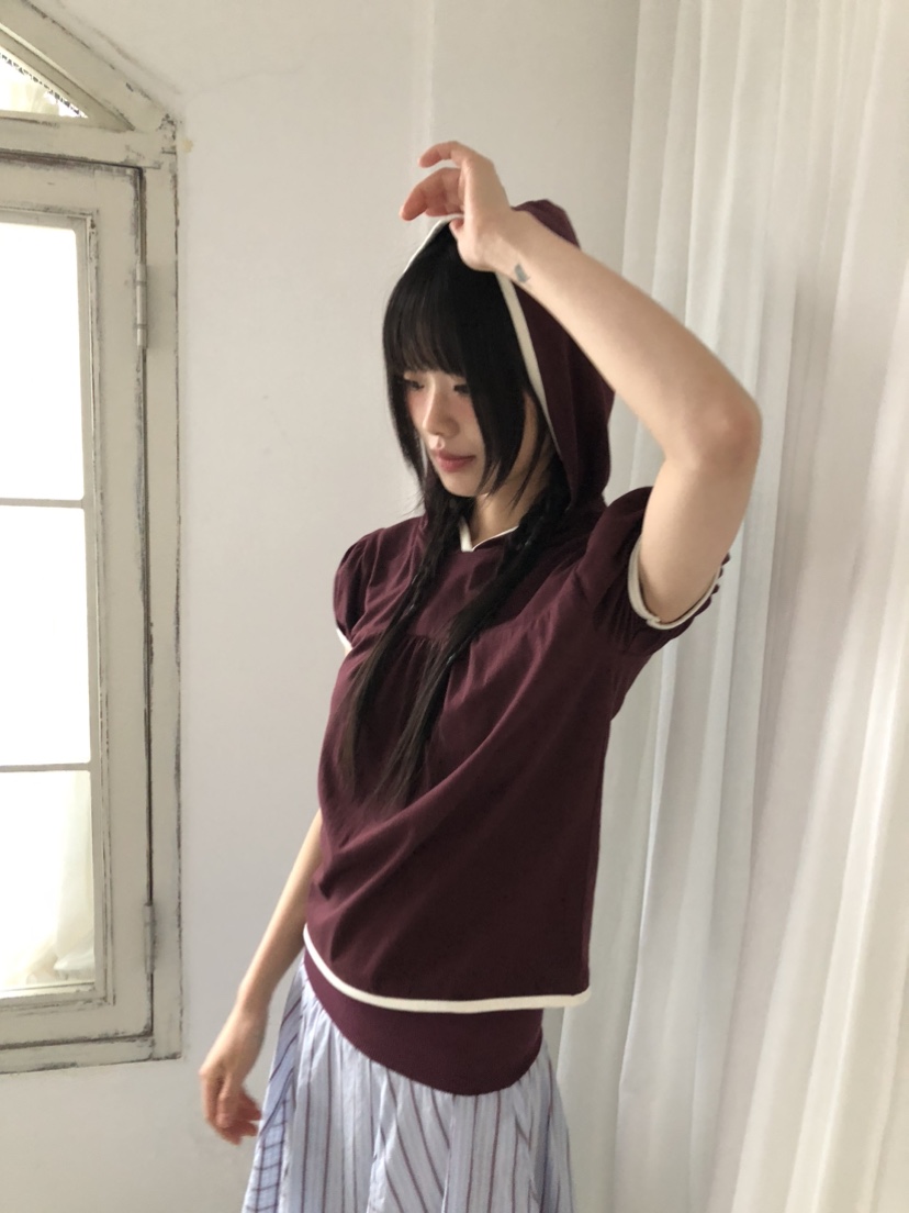 FLASH韓國直郵㊣女士新品人氣熱賣推薦25春夏時尚T恤連帽衫FLASHT恤