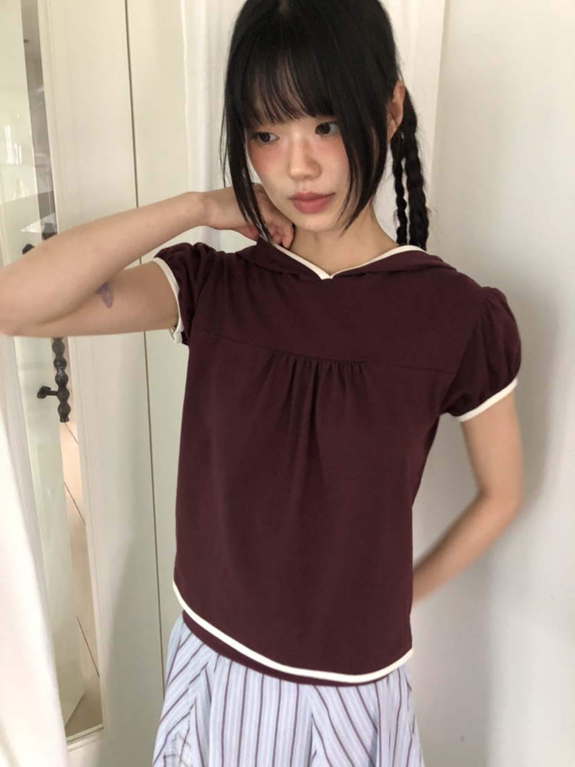 FLASH韓國直郵㊣女士新品人氣熱賣推薦25春夏時尚T恤連帽衫FLASHT恤