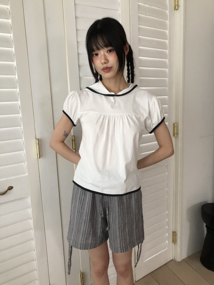 FLASH韓國直郵㊣女士新品人氣熱賣推薦25春夏時尚T恤連帽衫FLASHT恤圖色2
