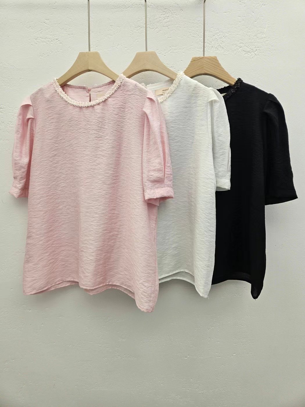 MARID東大門㊣實拍女裝新品真品休閑推薦職業時尚襯衫蕾絲衫MARID襯衫/蕾絲衫