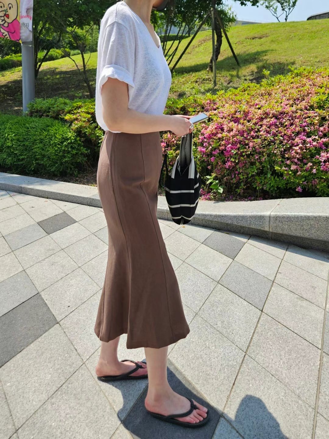MARID韓國代購㊣女裝新款25春夏休閑推薦時尚職業熱賣真品長裙MARID長裙