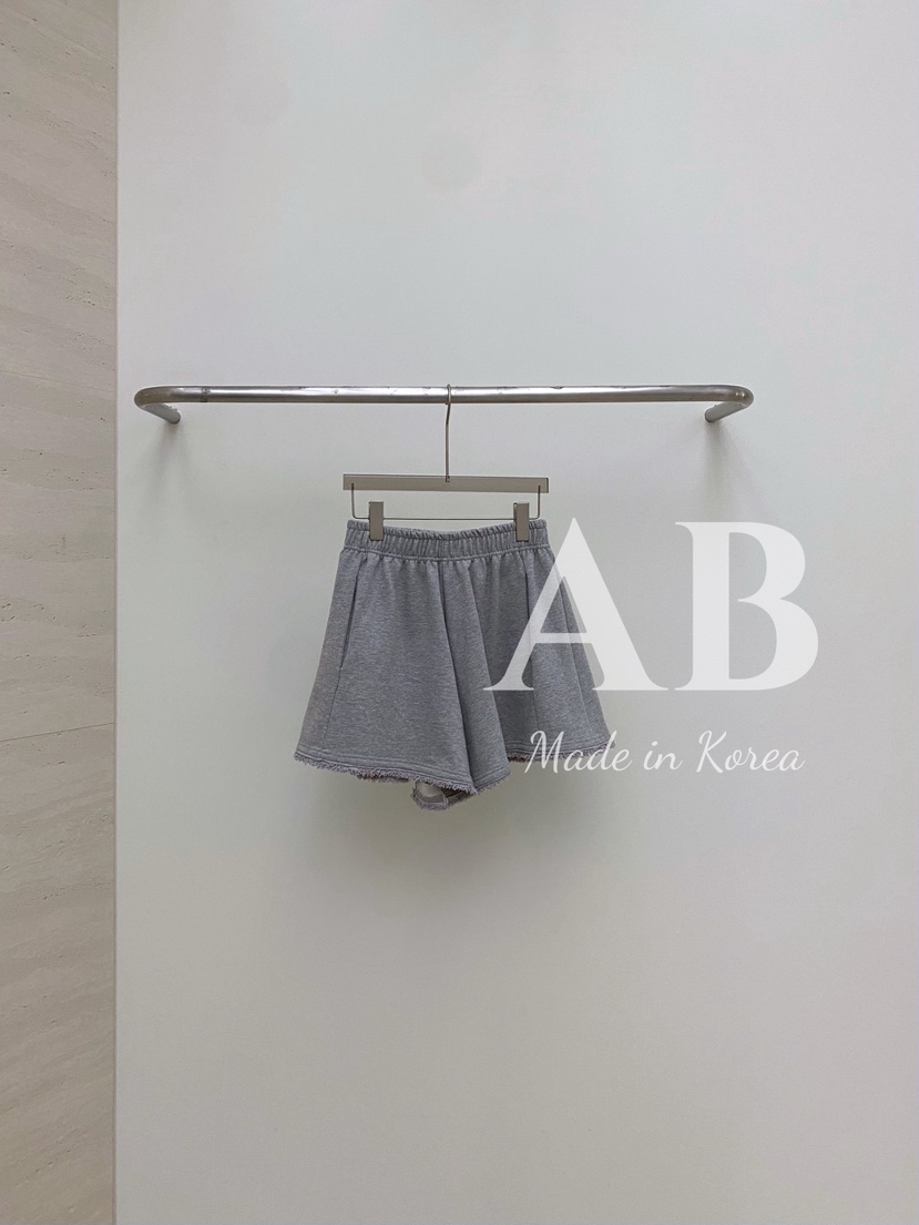 AB韓國直郵㊣女士新款推薦25春夏時尚真品人氣休閑短褲流蘇AB短褲圖色2