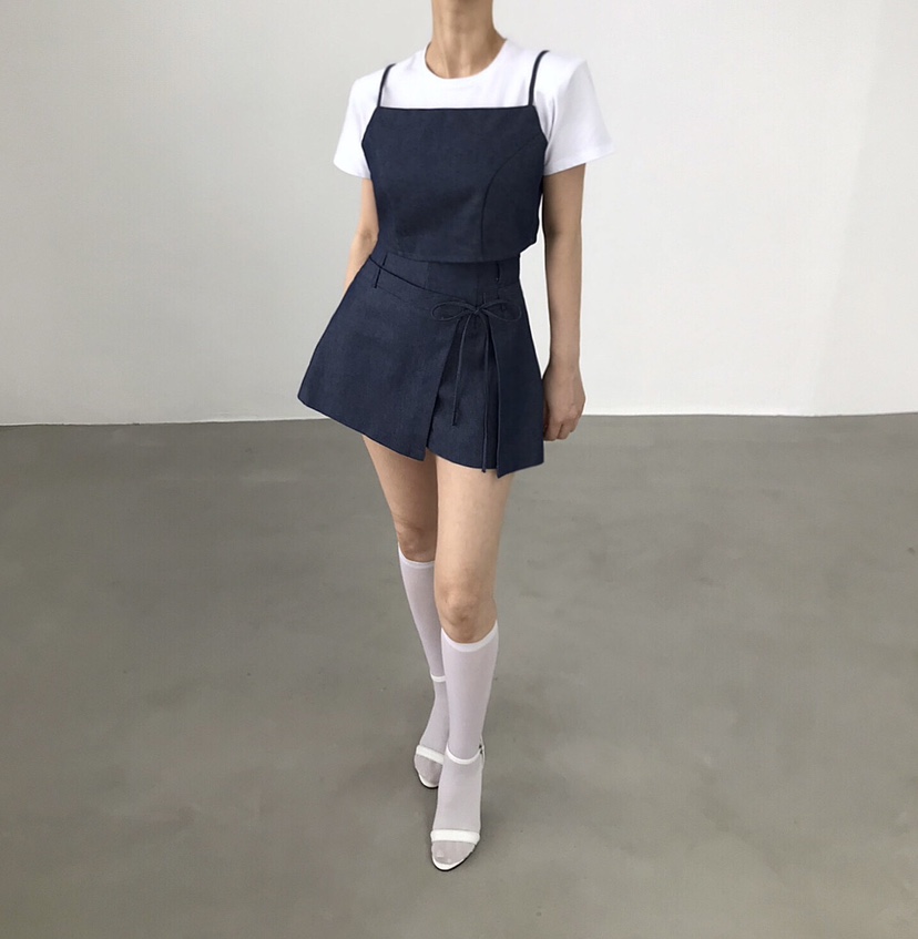 2TWO MOON韓國代購㊣女裝新款熱賣推薦休閑時尚人氣25春夏裙褲2TWO MOON裙褲