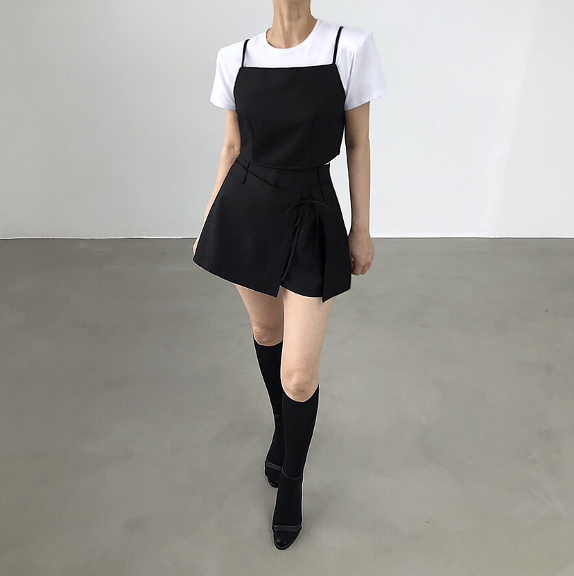2TWO MOON韓國代購㊣女裝新款熱賣推薦休閑時尚人氣25春夏裙褲2TWO MOON裙褲