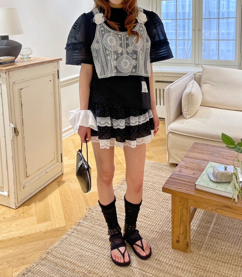 BOUTIQUE-L東大門㊣直郵女裝新款推薦休閑時尚真品熱賣短裙BOUTIQUE-L短裙
