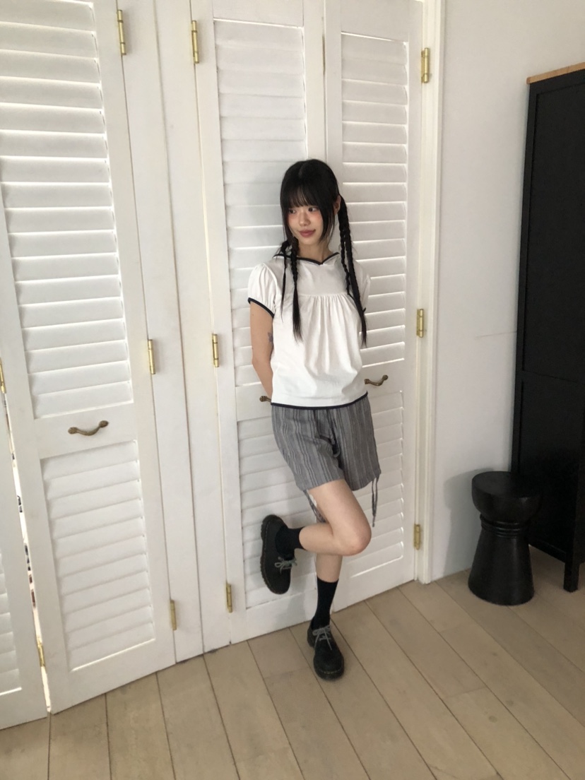 FLASH韓國直郵㊣女裝新品時尚休閑25春夏熱賣職業真品人氣短褲FLASH短褲