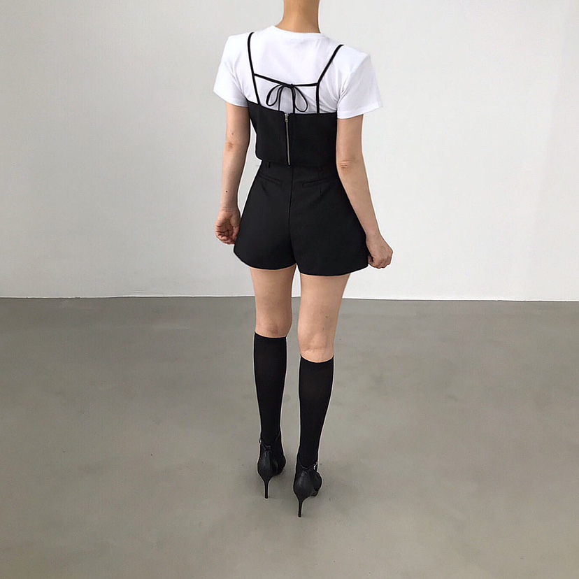 2TWO MOON東大門㊣實拍女裝新品時尚人氣25春夏推薦吊帶背心2TWO MOON吊帶/背心