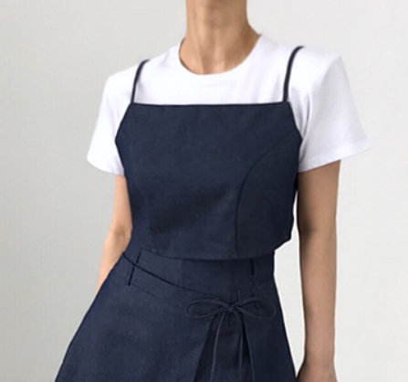 2TWO MOON東大門㊣實拍女裝新品時尚人氣25春夏推薦吊帶背心2TWO MOON吊帶/背心圖色2