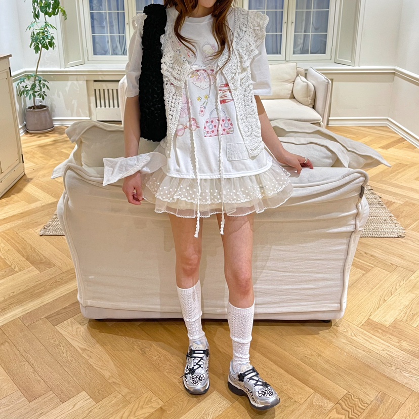 BOUTIQUE-L東大門㊣代購女士新款人氣真品25春夏職業休閑T恤BOUTIQUE-LT恤