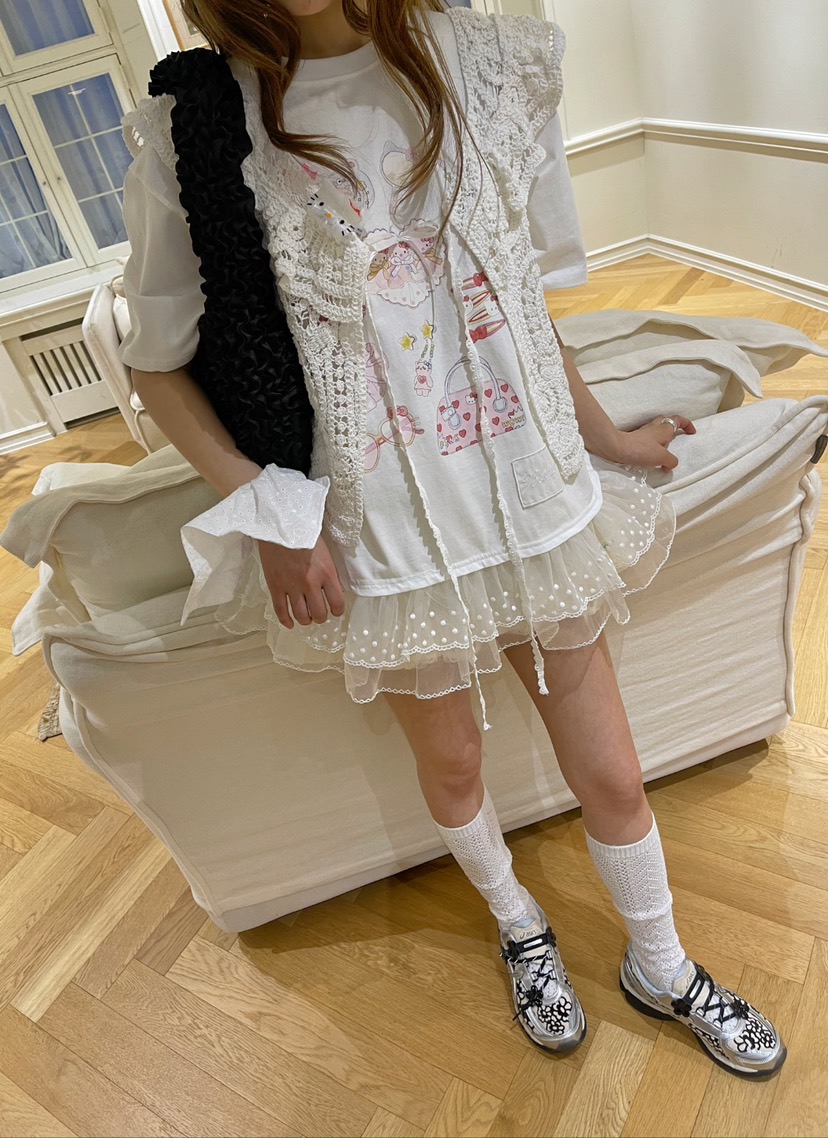 BOUTIQUE-L東大門㊣代購女士新款人氣真品25春夏職業休閑T恤BOUTIQUE-LT恤
