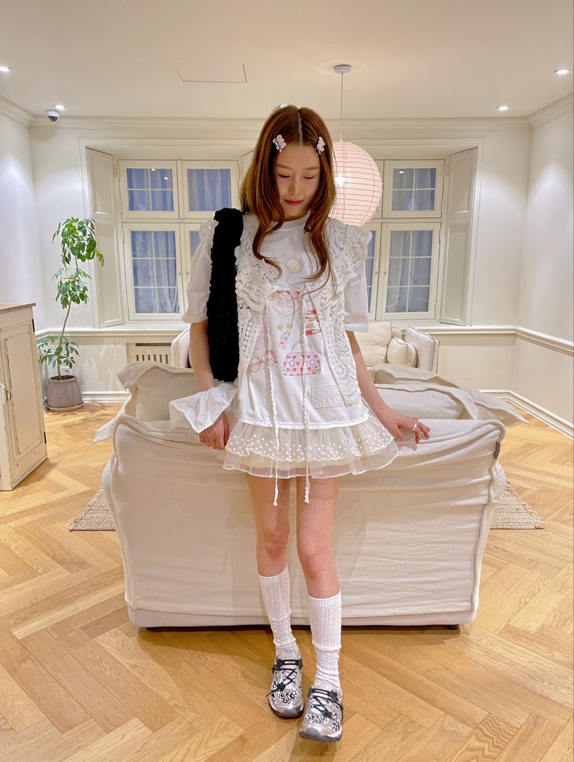 BOUTIQUE-L東大門㊣代購女士新款人氣真品25春夏職業休閑T恤BOUTIQUE-LT恤