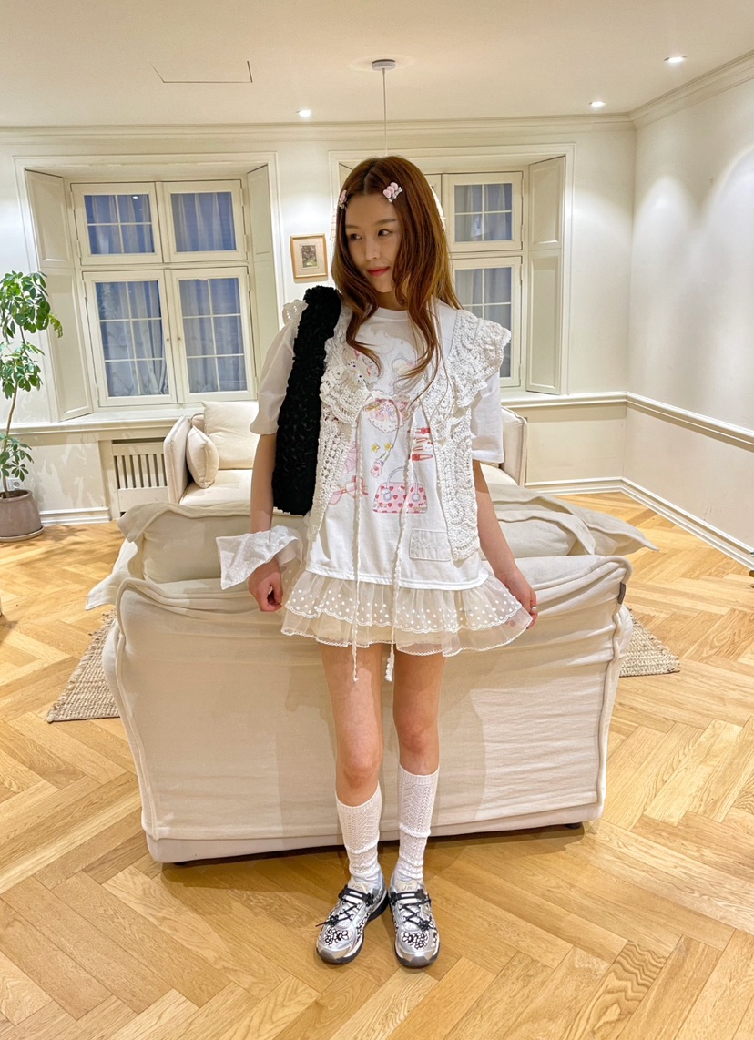 BOUTIQUE-L東大門㊣代購女士新款人氣真品25春夏職業休閑T恤BOUTIQUE-LT恤