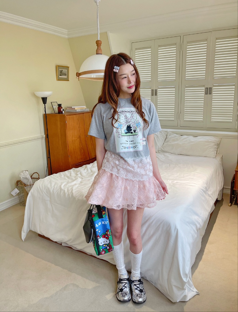 BOUTIQUE-L東大門㊣直郵女士新款熱賣25春夏推薦休閑人氣T恤BOUTIQUE-LT恤