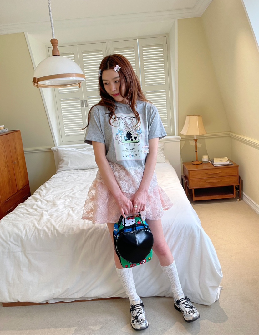 BOUTIQUE-L東大門㊣直郵女士新款熱賣25春夏推薦休閑人氣T恤BOUTIQUE-LT恤