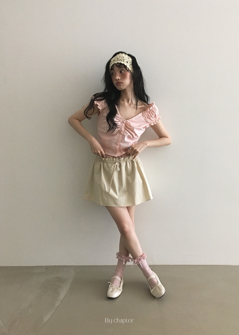 BY CHAPTER韓國代購㊣女裝新款推薦職業人氣襯衫蕾絲衫條紋Chapter襯衫/蕾絲衫