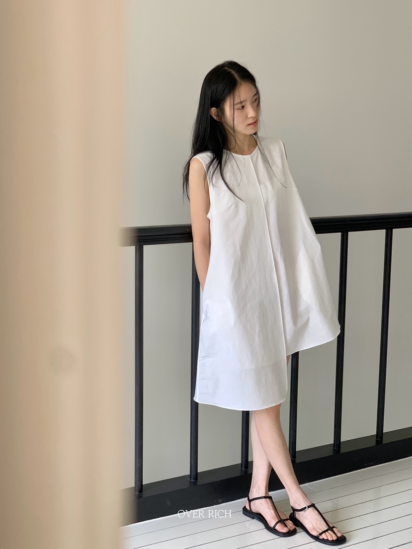 OVER RICH韓國代購㊣女裝新款推薦時尚真品職業休閑連衣裙OVER RICH連衣裙