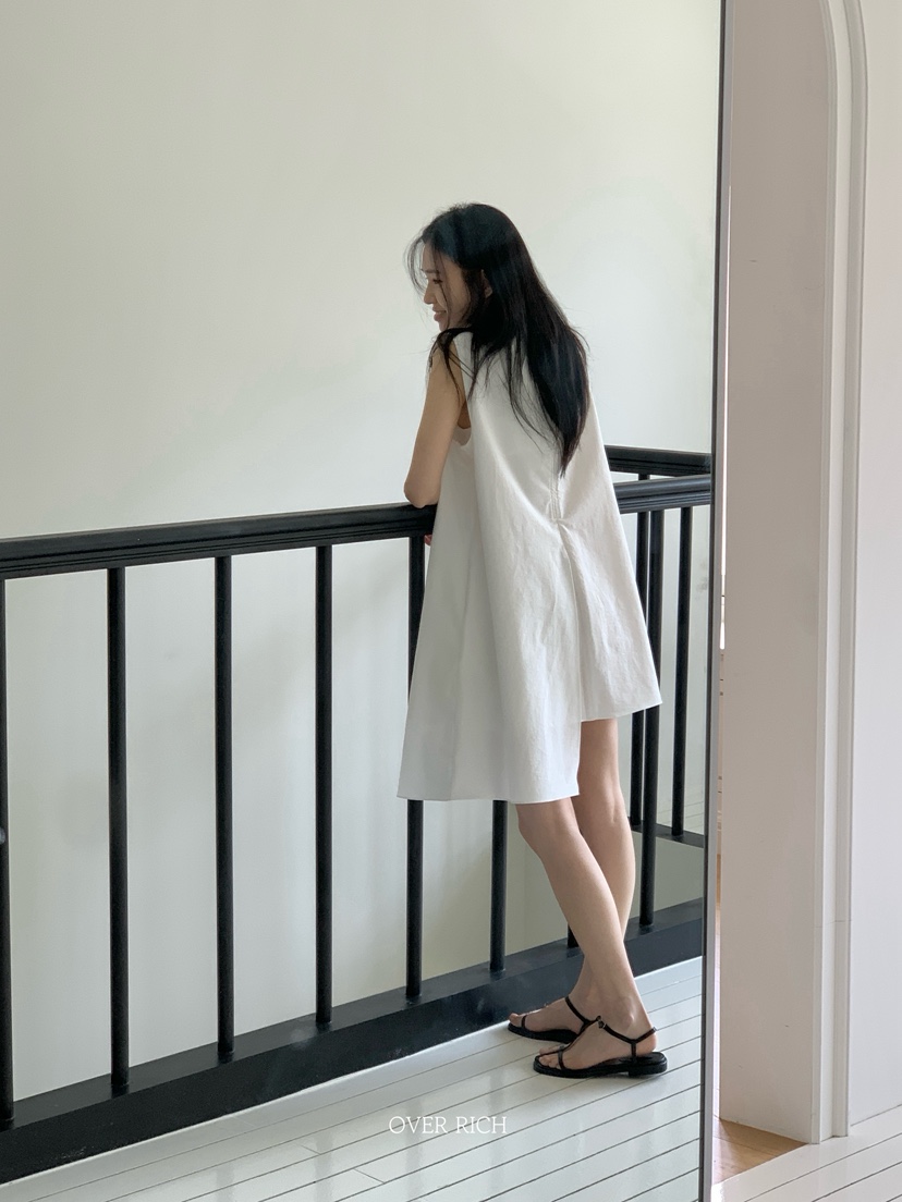OVER RICH韓國代購㊣女裝新款推薦時尚真品職業休閑連衣裙OVER RICH連衣裙
