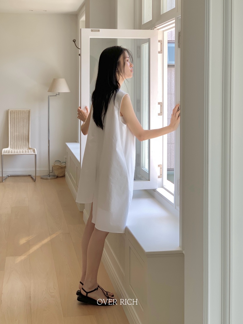 OVER RICH韓國代購㊣女裝新款推薦時尚真品職業休閑連衣裙OVER RICH連衣裙