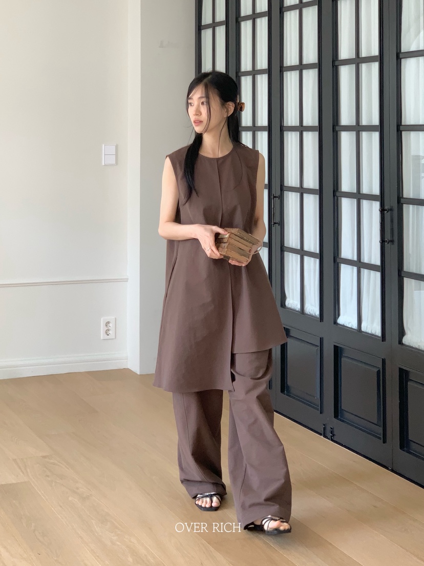 OVER RICH韓國代購㊣女裝新款推薦時尚真品職業休閑連衣裙OVER RICH連衣裙
