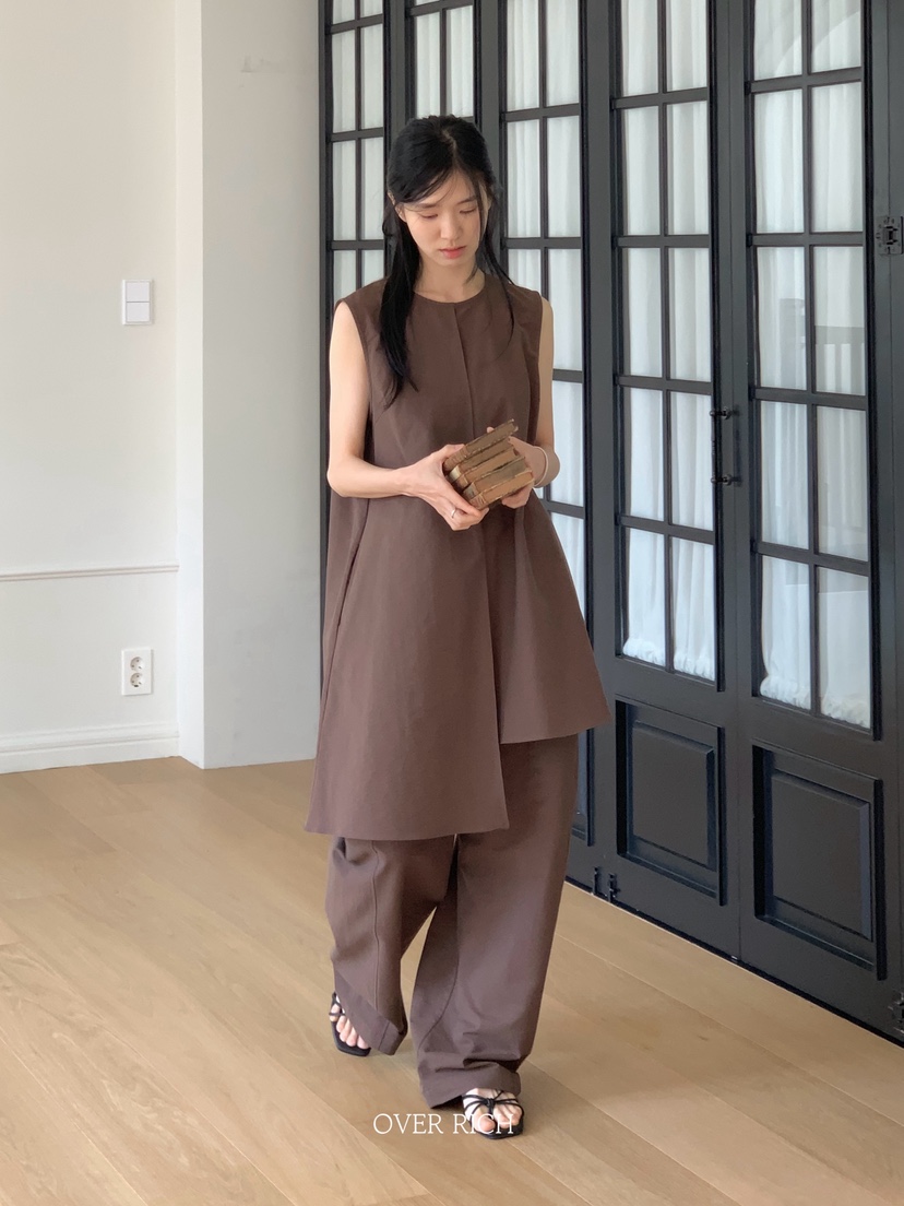 OVER RICH韓國代購㊣女裝新款推薦時尚真品職業休閑連衣裙OVER RICH連衣裙