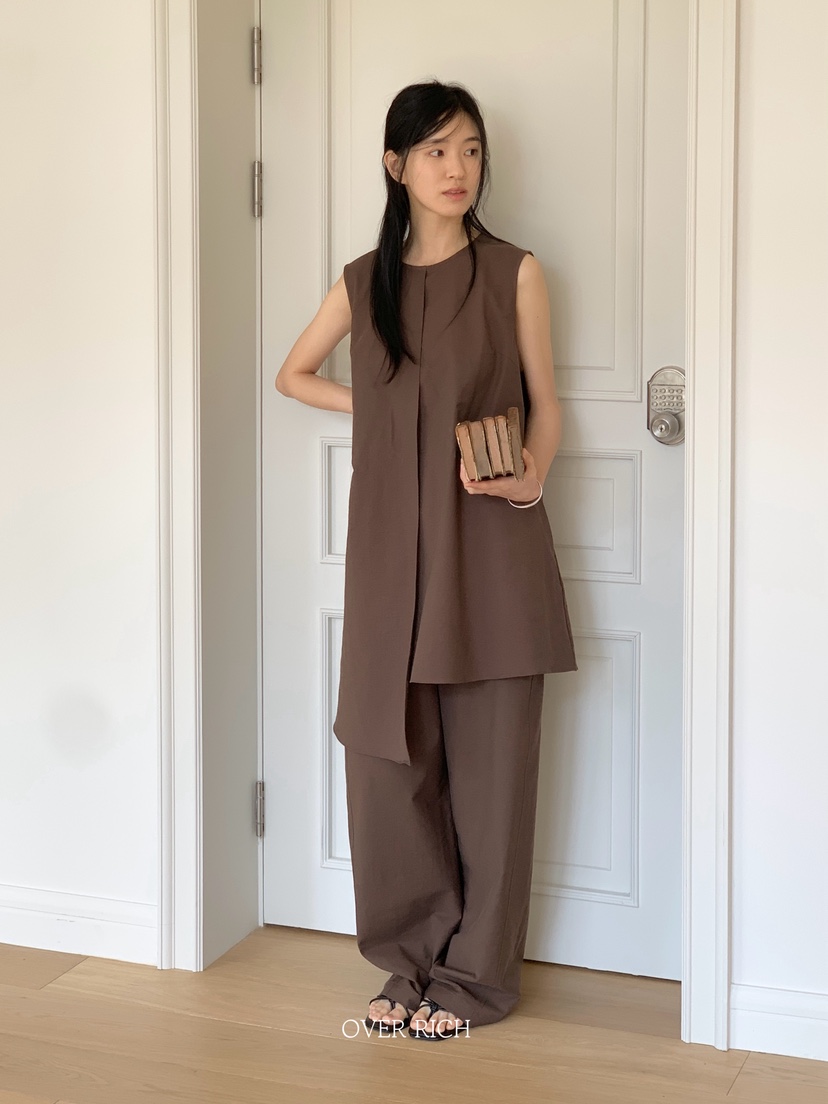 OVER RICH韓國代購㊣女裝新款推薦時尚真品職業休閑連衣裙OVER RICH連衣裙