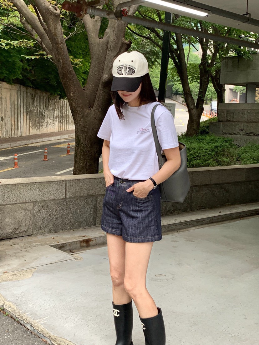 COURGETTE東大門㊣直郵女裝新款25春夏職業推薦人氣時尚T恤COURGETTET恤
