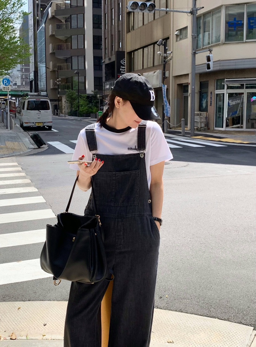 COURGETTE東大門㊣代購女士新款25春夏人氣熱賣真品職業背帶褲COURGETTE背帶褲