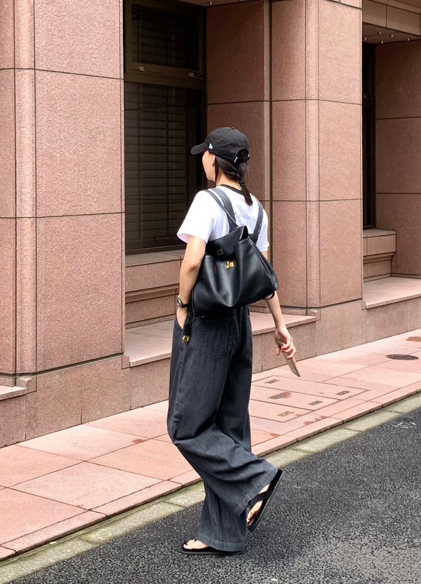 COURGETTE東大門㊣代購女士新款25春夏人氣熱賣真品職業背帶褲COURGETTE背帶褲