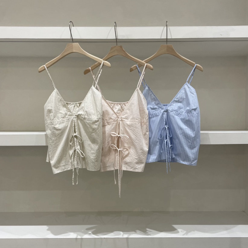 WATER東大門㊣直郵女士新品25春夏職業熱賣休閑真品吊帶背心WATER/RIVER吊帶/背心