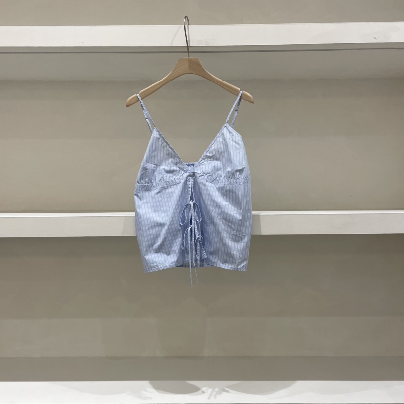 WATER東大門㊣直郵女士新品25春夏職業熱賣休閑真品吊帶背心WATER/RIVER吊帶/背心圖色2