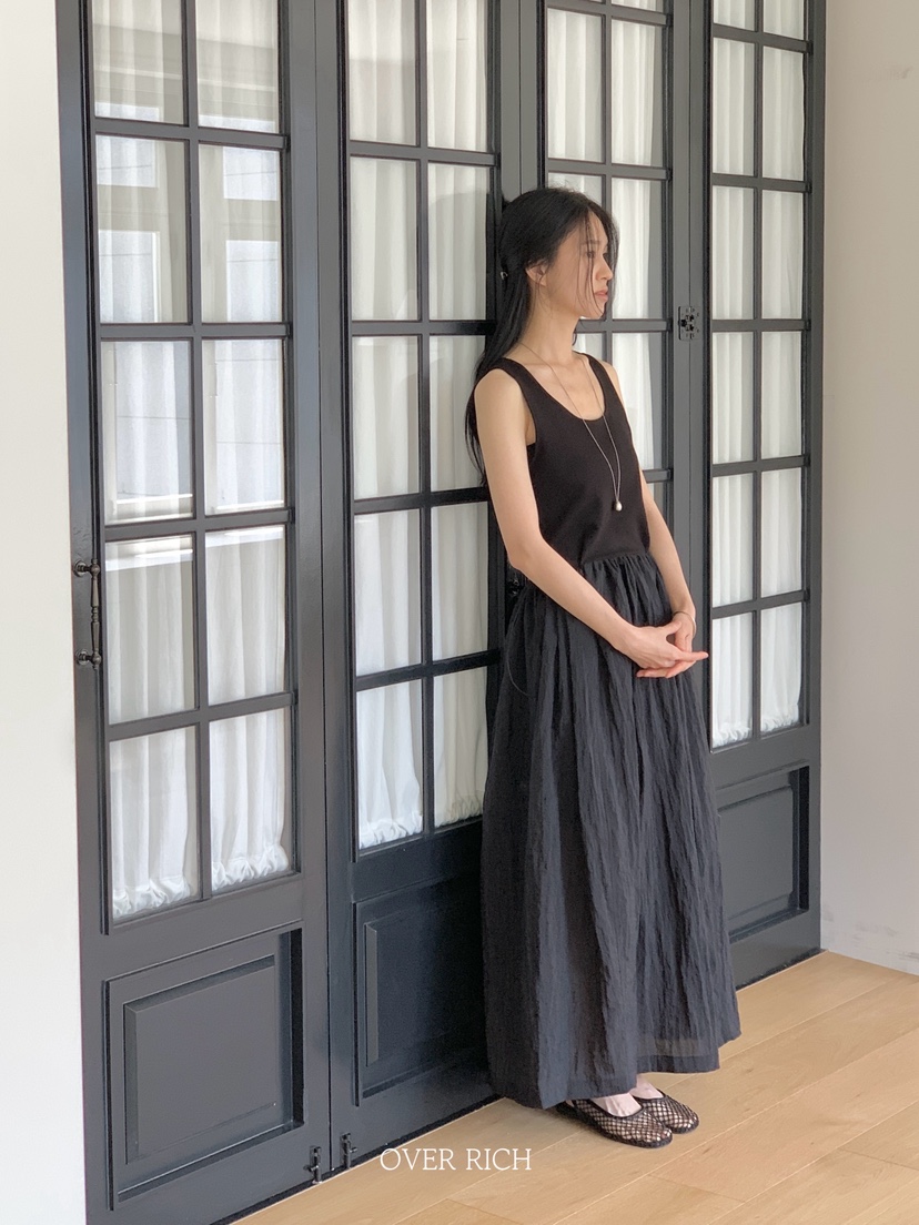 OVER RICH東大門㊣實拍女士新品25春夏時尚真品人氣連衣裙OVER RICH連衣裙
