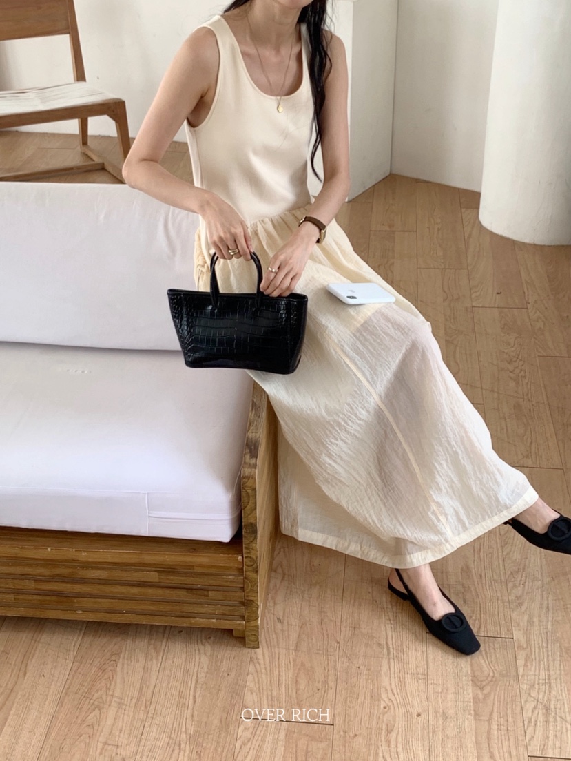 OVER RICH東大門㊣實拍女士新品25春夏時尚真品人氣連衣裙OVER RICH連衣裙