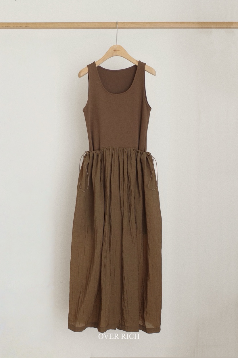 OVER RICH東大門㊣實拍女士新品25春夏時尚真品人氣連衣裙OVER RICH連衣裙圖色3