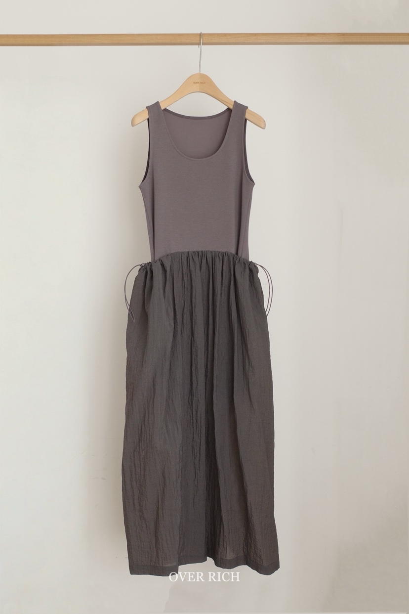 OVER RICH東大門㊣實拍女士新品25春夏時尚真品人氣連衣裙OVER RICH連衣裙圖色4