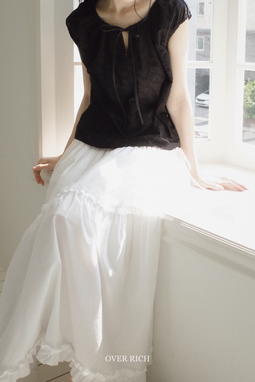OVER RICH東大門㊣代購女裝新品25春夏熱賣時尚襯衫蕾絲衫OVER RICH襯衫/蕾絲衫