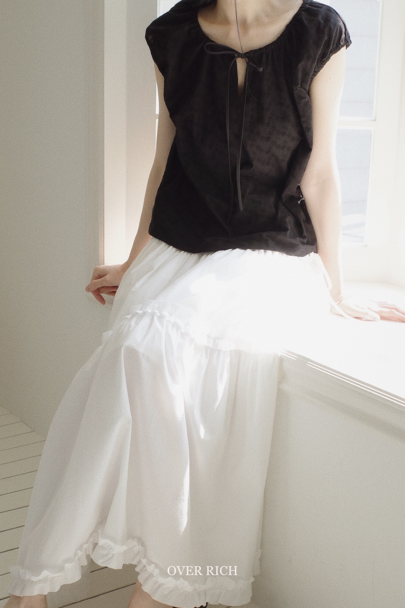 OVER RICH東大門㊣代購女裝新品25春夏熱賣時尚襯衫蕾絲衫OVER RICH襯衫/蕾絲衫