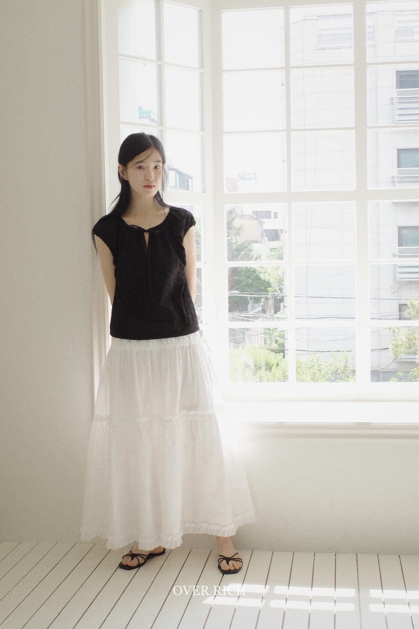 OVER RICH東大門㊣代購女裝新品25春夏熱賣時尚襯衫蕾絲衫OVER RICH襯衫/蕾絲衫