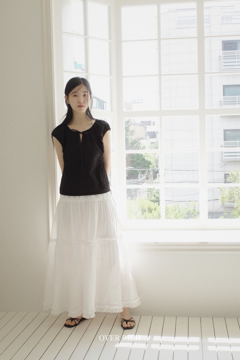 OVER RICH東大門㊣代購女裝新品25春夏熱賣時尚襯衫蕾絲衫OVER RICH襯衫/蕾絲衫