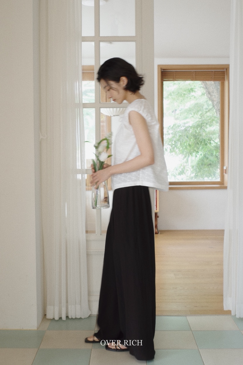 OVER RICH東大門㊣代購女裝新品25春夏熱賣時尚襯衫蕾絲衫OVER RICH襯衫/蕾絲衫