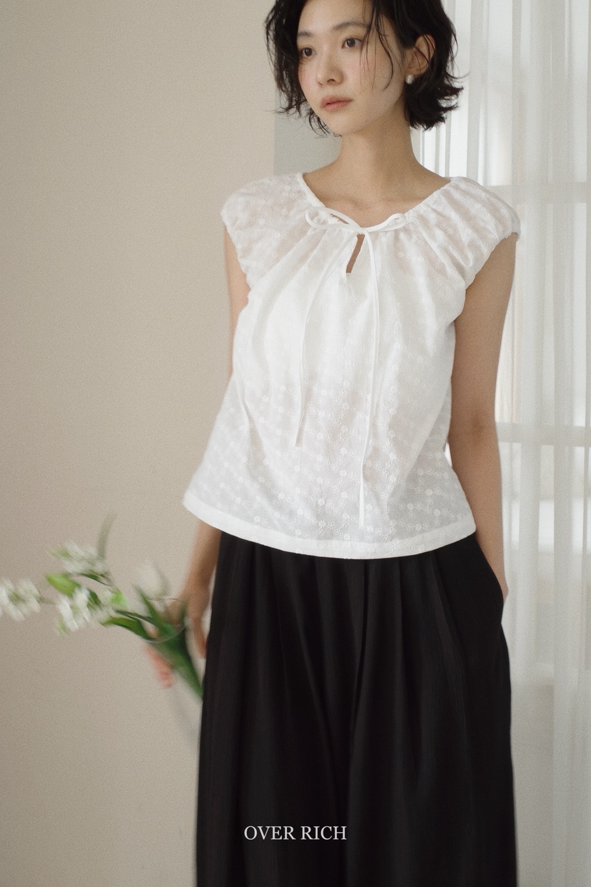 OVER RICH東大門㊣代購女裝新品25春夏熱賣時尚襯衫蕾絲衫OVER RICH襯衫/蕾絲衫
