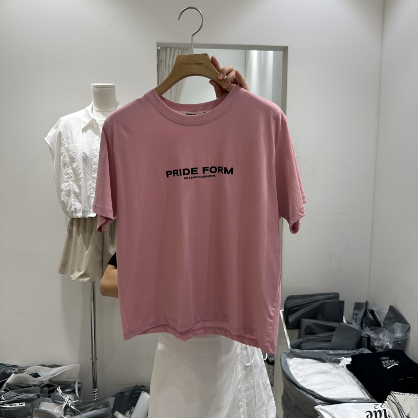 URBANSTORY/REMAKING東大門㊣直郵女士新款人氣25春夏職業T恤Remaking/URBANSTORYT恤圖色3