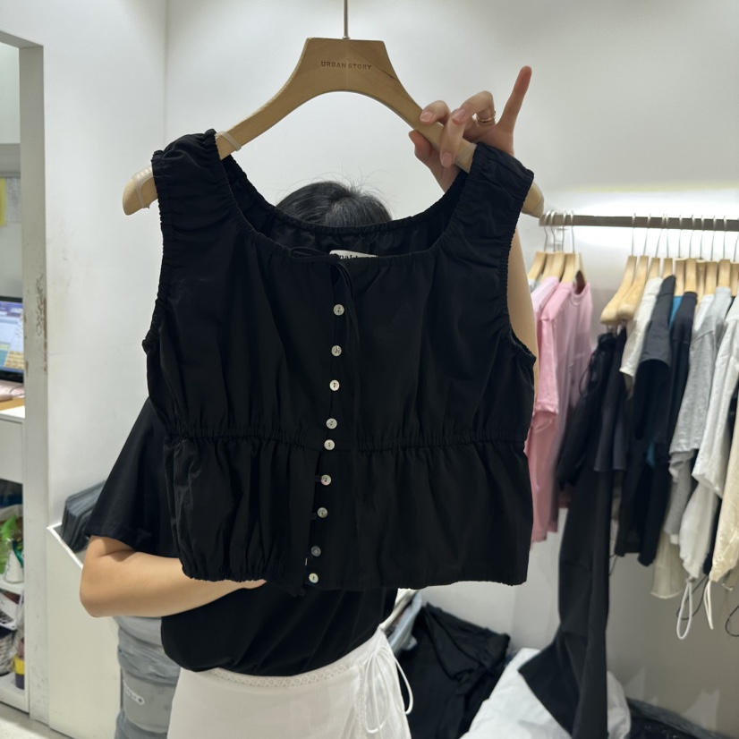 URBANSTORY/REMAKING東大門㊣實拍女裝新款職業推薦吊帶背心Remaking/URBANSTORY吊帶/背心圖色2