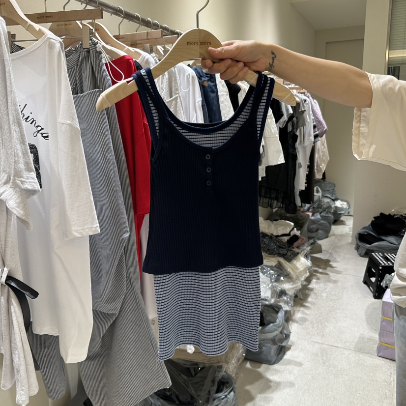 MOREMORE韓國代購㊣女裝新品真品職業熱賣25春夏時尚人氣套裝more more套裝圖色3